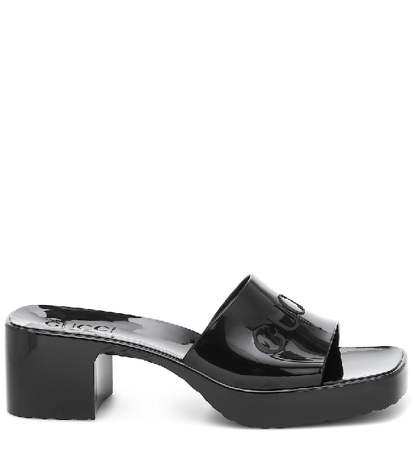 gucci rubber platform