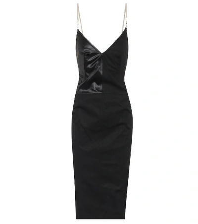 Shop Rick Owens Maillot Cotton Slip Dress In Black