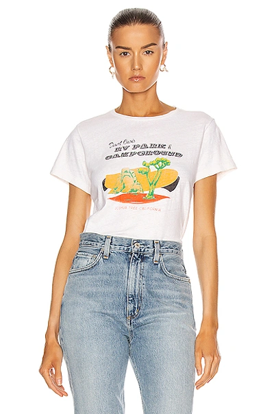 Shop Re/done Classic Tee Desert Oasis In Vintage White