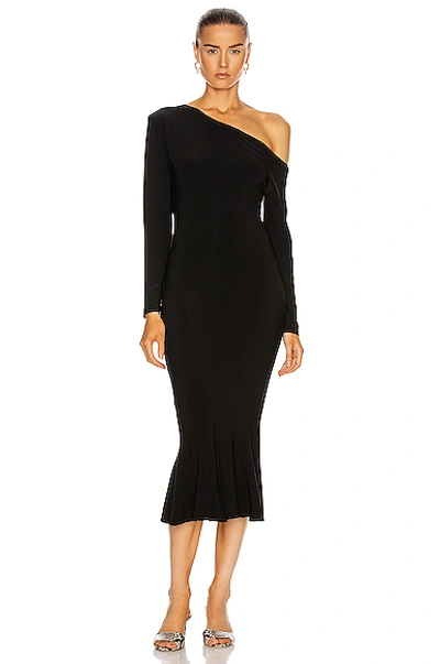 chinese dress ladies Norma Kamali Women's Long Sleeve Turtle Fishtail Gown, Black, XS at Amazon  Women's Clothing store