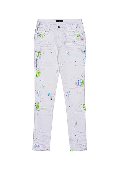 Shop Amiri Painter Workman Skinny Pant In White