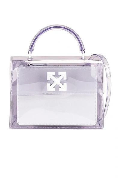 Shop Off-white Pvc Jitney 2.8 Bag In Transparent