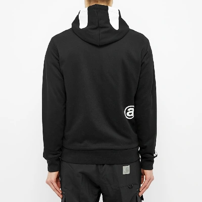 Shop Aape By A Bathing Ape Aape Ape Face Reversible Zip Hoody In Black