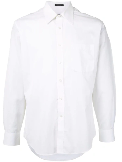 Shop D'urban Button-down Shirt In White