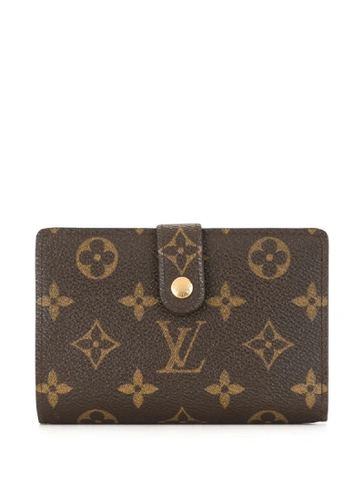 Pre-owned Louis Vuitton 2005  Monogram Print Wallet In Brown