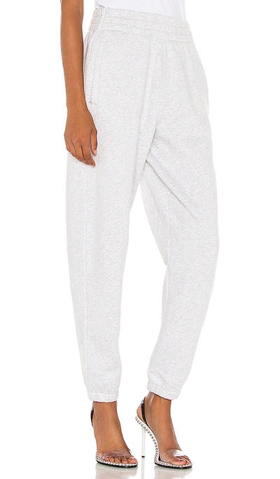 Alexander Wang T Foundation Terry Slim-fit Sweatpants In Light Heather Grey