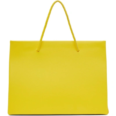 Shop Medea Yellow Hanna Chain Shoulder Bag In Yellow Sfty