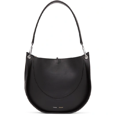 Shop Proenza Schouler Black Small Arch Bag In 0000 Black