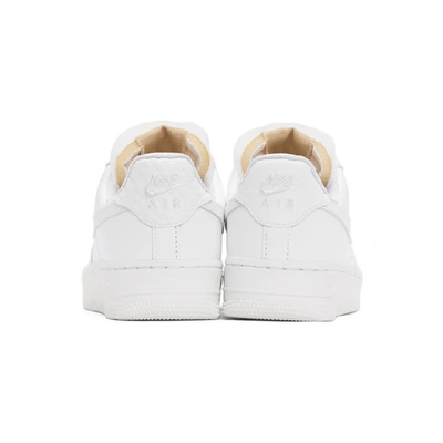 Shop Nike White Bling Air Force 1 07 Lx Sneakers In 100 White/w
