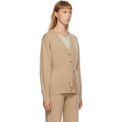 Shop Chloé Chloe Beige Cashmere Cardigan In 20o Dune