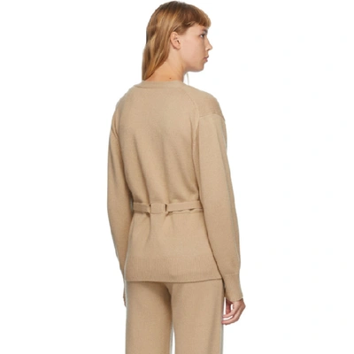 Shop Chloé Chloe Beige Cashmere Cardigan In 20o Dune