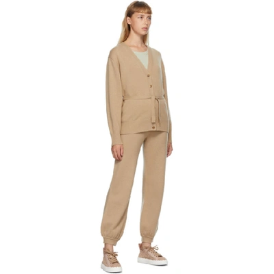 Shop Chloé Chloe Beige Cashmere Cardigan In 20o Dune