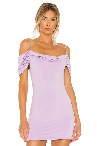 Shop Superdown Grayson Mini Dress In Lavender