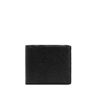 Shop Smythson 6 Card Slot Wallet In Ludlow In Black