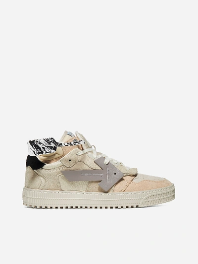 Shop Off-white Off Court Low Suede Sneakers