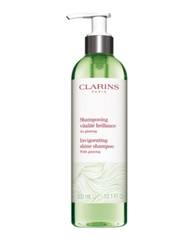 Shop Clarins Invigorating Shine Hair Shampoo With Ginseng, 10.1 Oz.