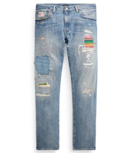 Shop Polo Ralph Lauren Men's Sullivan Slim Repaired Jeans In Arroyo