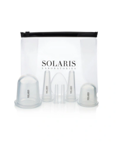 Shop Solaris Laboratories Ny Cupping Therapy For Face And Body 7 Piece Set In Transparent Silicone