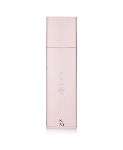 Shop Solaris Laboratories Ny The Ultrasonic Exfoliator Spatula With Led In Light Pink