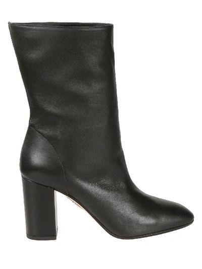 Shop Aquazzura Boogie 85 Boots In Black