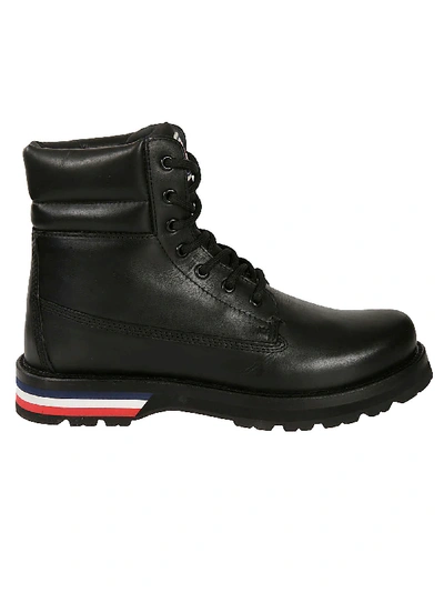 Shop Moncler Vancouver Lace-up Boots In Black