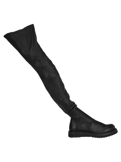 Shop Rick Owens Stocking Boots In Black