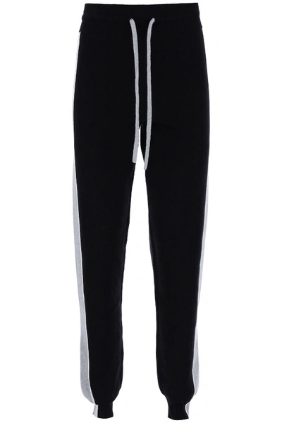 Shop See By Chloé Jogger Pants In Charcoal Black (black)