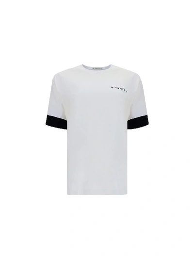 Shop Givenchy T-shirt In White/black