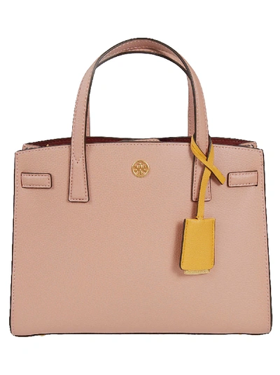 Shop Tory Burch Walker Small Tote In Pink Moon