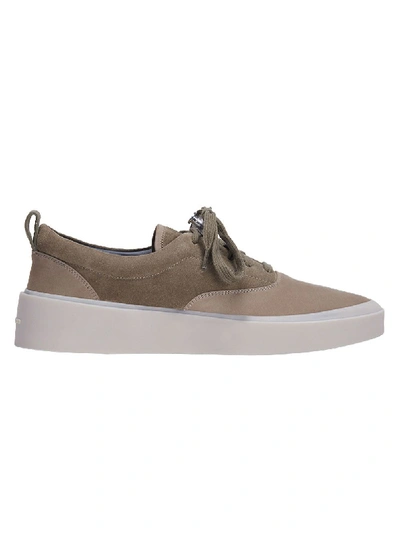 Shop Fear Of God Suede Low-top Sneakers Taupe
