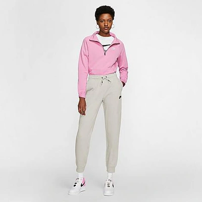 Shop Nike Women's Sportswear Essential Jogger Pants In Grey