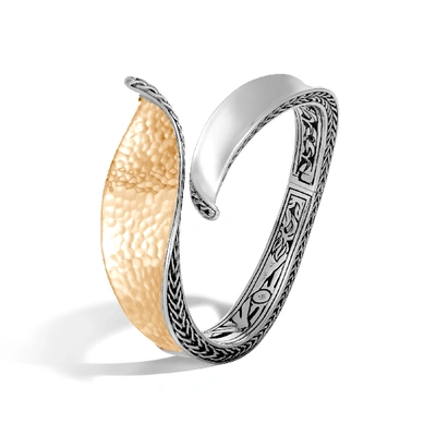 John Hardy Wave Hammered Hinged Bangle Bz90015 Bracelet In Multicolor