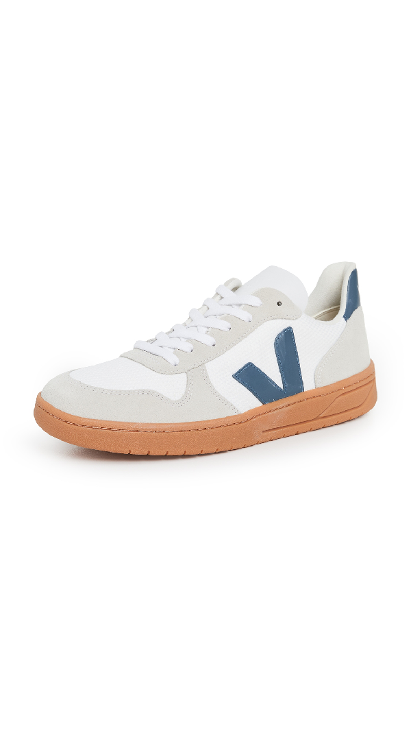 veja v10 b mesh white natural
