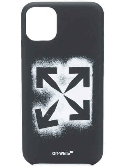 Shop Off-white Stencil Arrows Iphone 11 Pro Max Case In Black