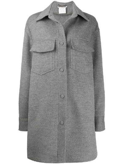 Shop Stella Mccartney Kerry Coat In Grey