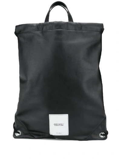 Shop Maison Margiela Zero Impact Backpack In Black