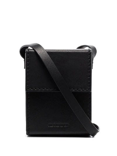 Shop Jil Sander Mini Crossbody Bag In Black