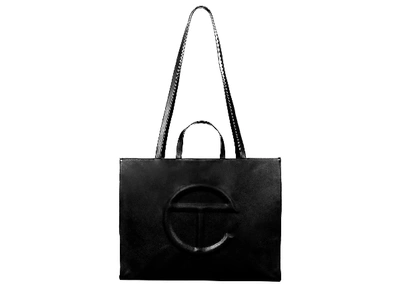 Pre-owned Telfar  Shopping Bag Large Black