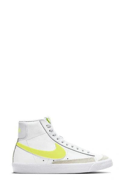 Shop Nike Blazer Mid 77 In Bianco/giallo