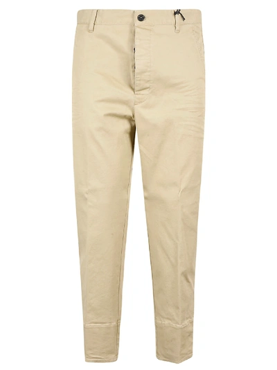 Shop Dsquared2 Straight Trousers In Light Brown