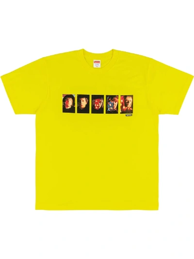 Shop Supreme Nico Print T-shirt In Yellow