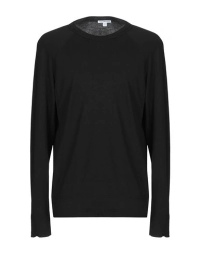 James Perse Sweatshirt In Black