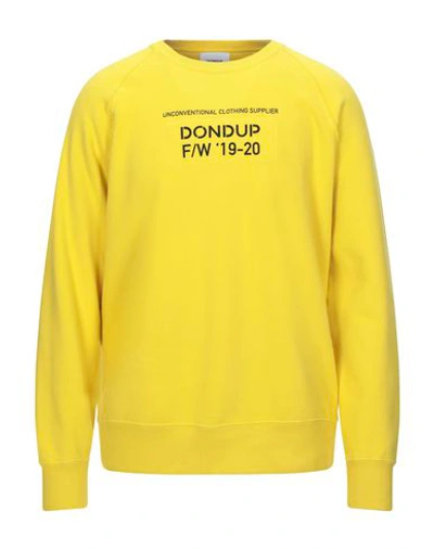 Shop Dondup Sweatshirt In Yellow