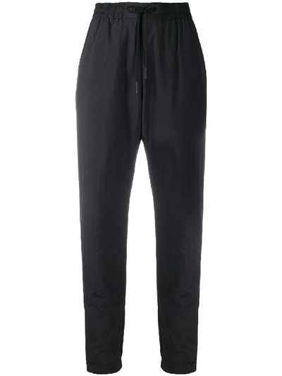 Shop Rabanne Drawstring Track Pants In Black