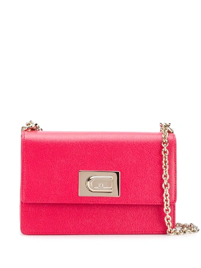 Furla Fuoco H Shoulder Bag In Red