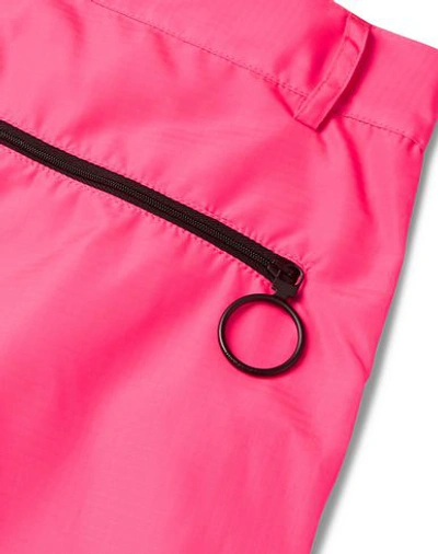Shop Off-white Man Pants Fuchsia Size 38 Polyamide In Pink