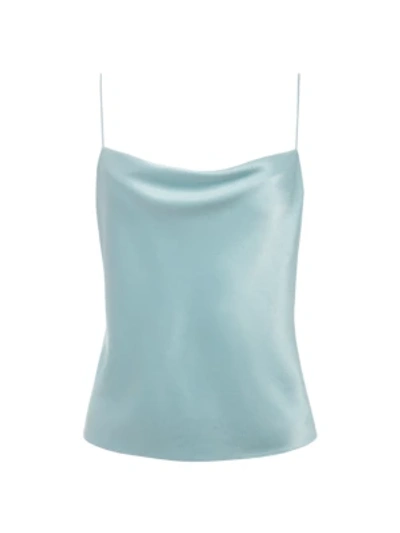 Shop Alice And Olivia Harmony Draped Camisole In Waterfall