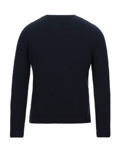 Shop Aragona Sweaters In Dark Blue