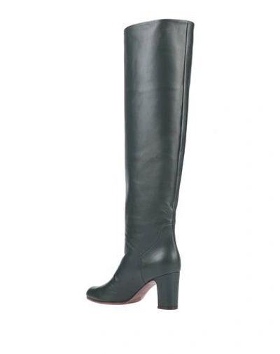 Shop L'autre Chose L' Autre Chose Woman Knee Boots Dark Green Size 9 Soft Leather