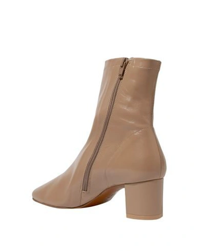 Shop By Far Ankle Boot In Khaki